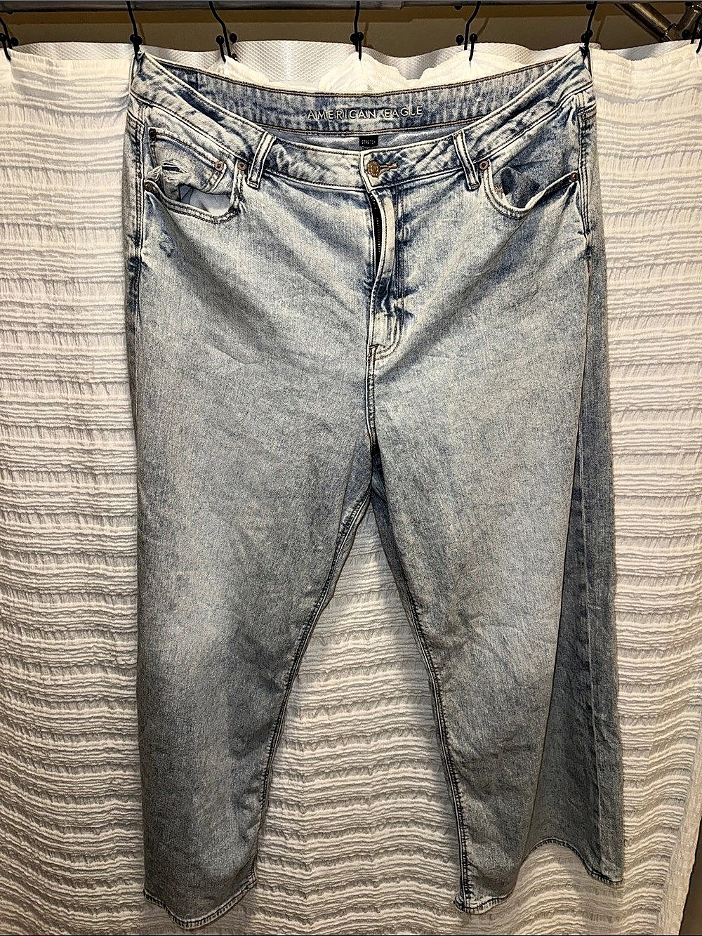 American Eagle Super High Rise Baggy Wide Leg Jeans